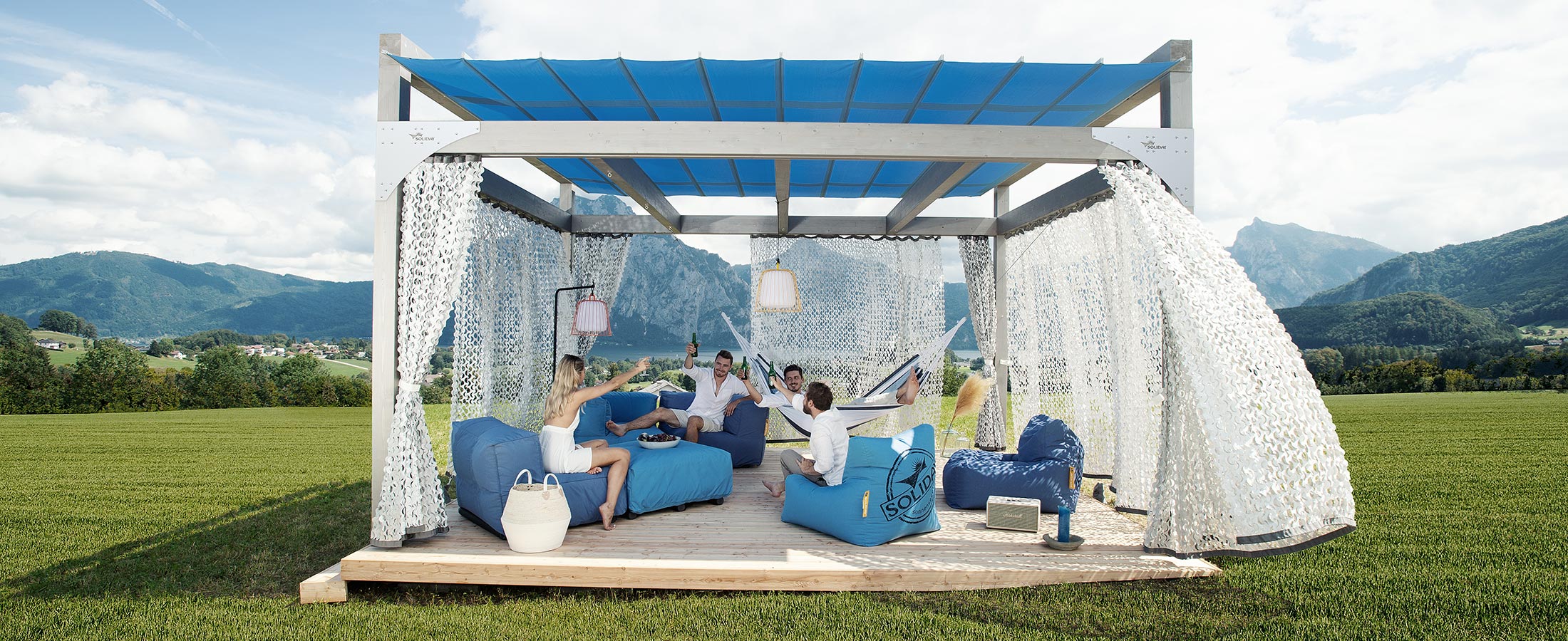 SOLIDAY Hangloose mit Chill Sail Vorhang