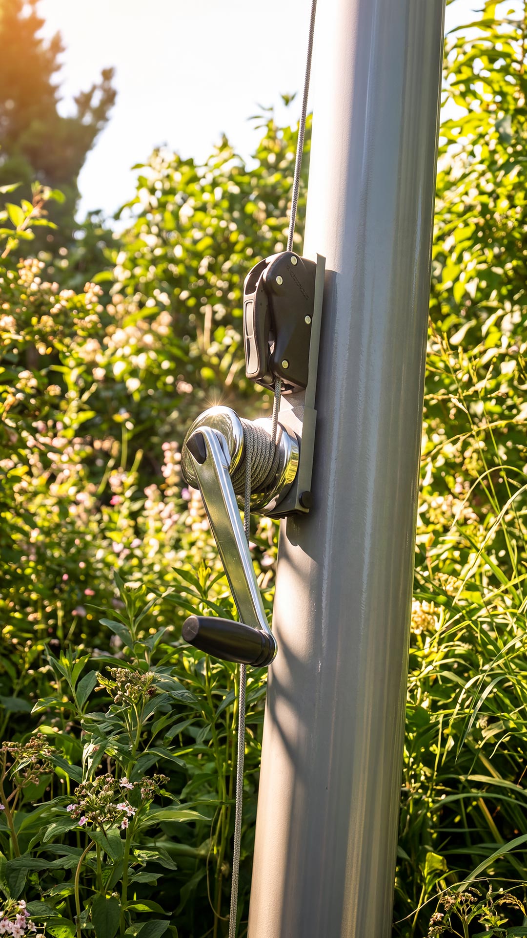 Snap-System – Schnell und sicher auf- und abgebaut.