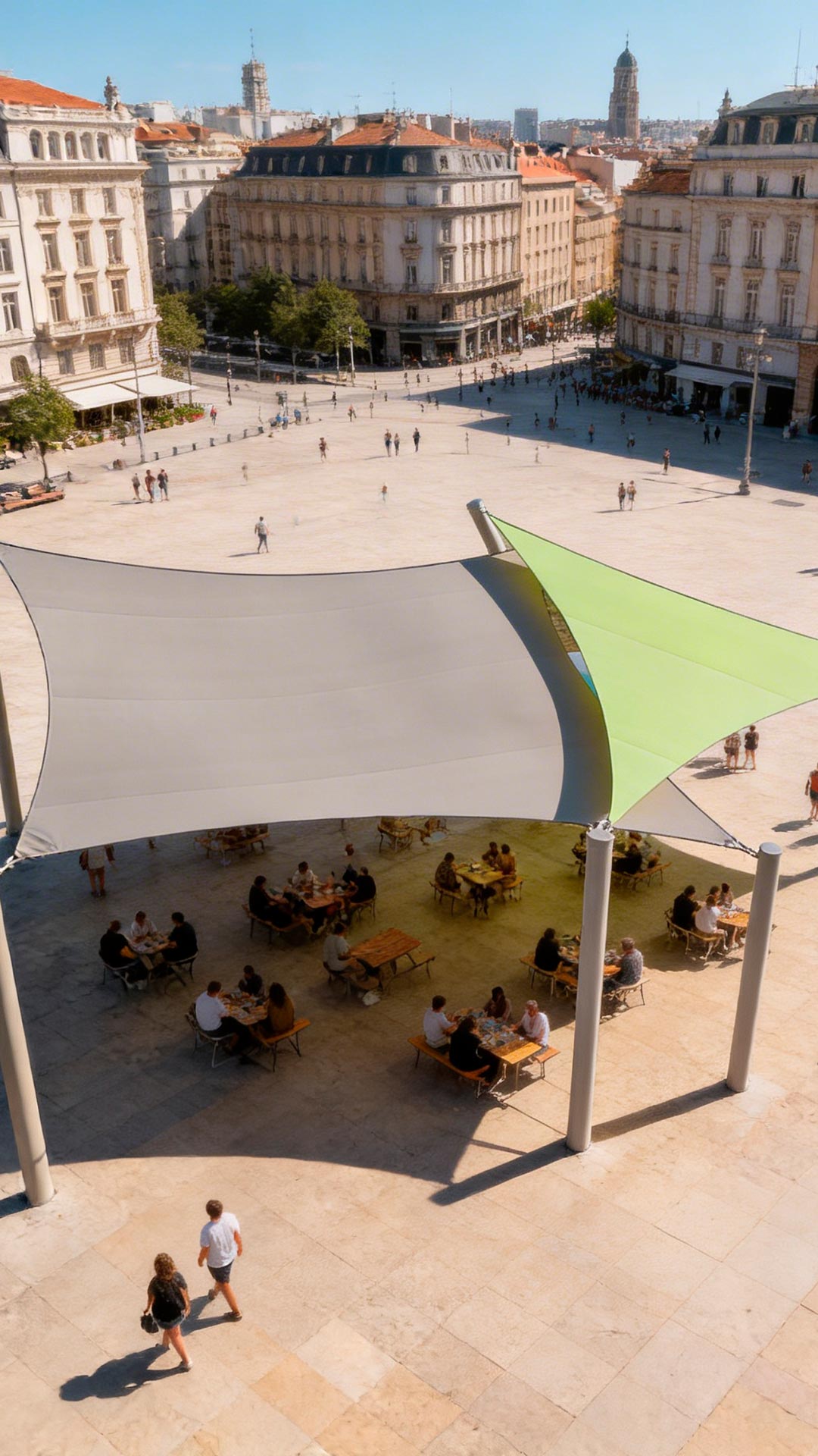 Snap-System – Schnell und sicher auf- und abgebaut.