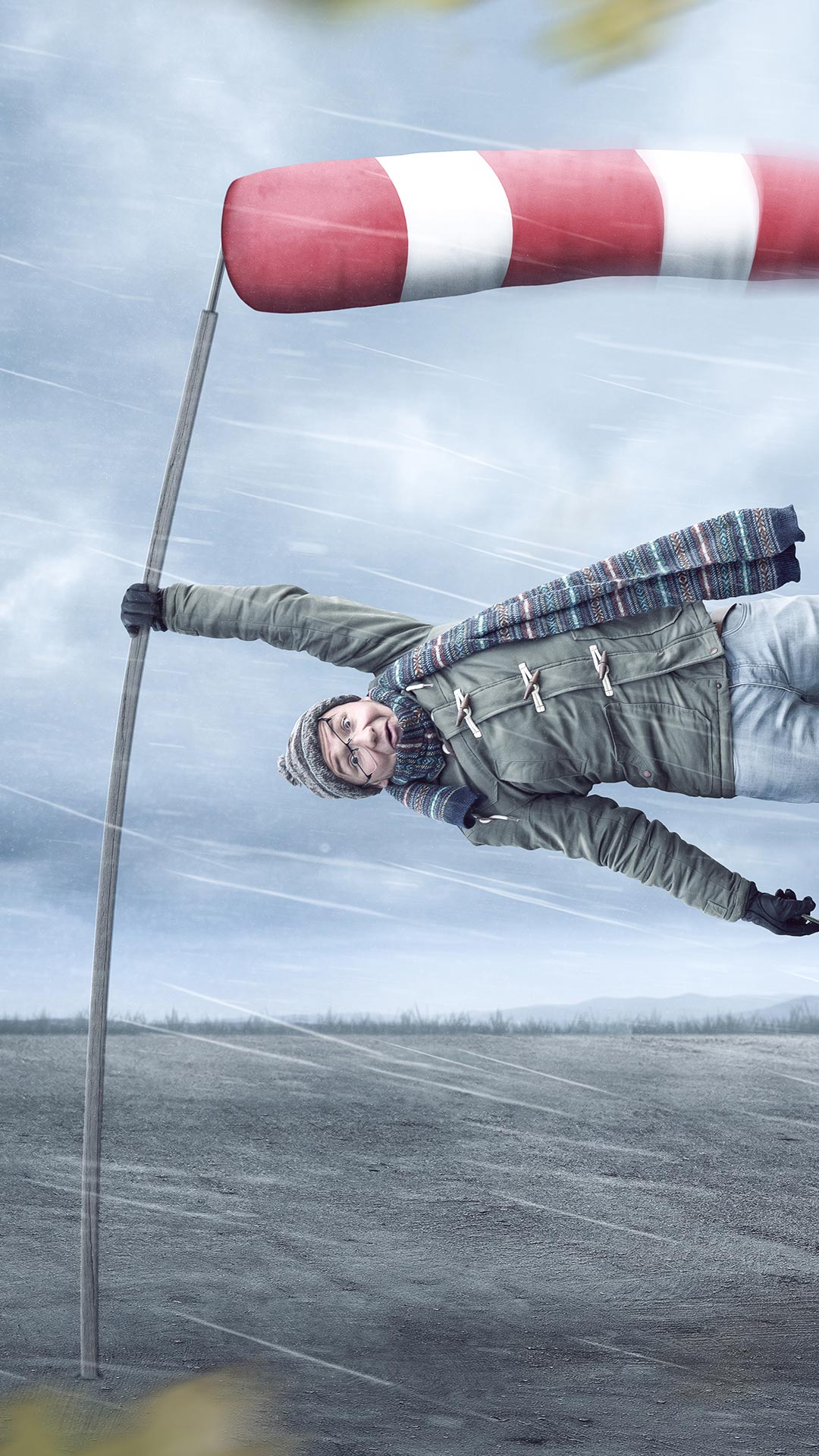 Windstabilität von bis zu 80km/h!